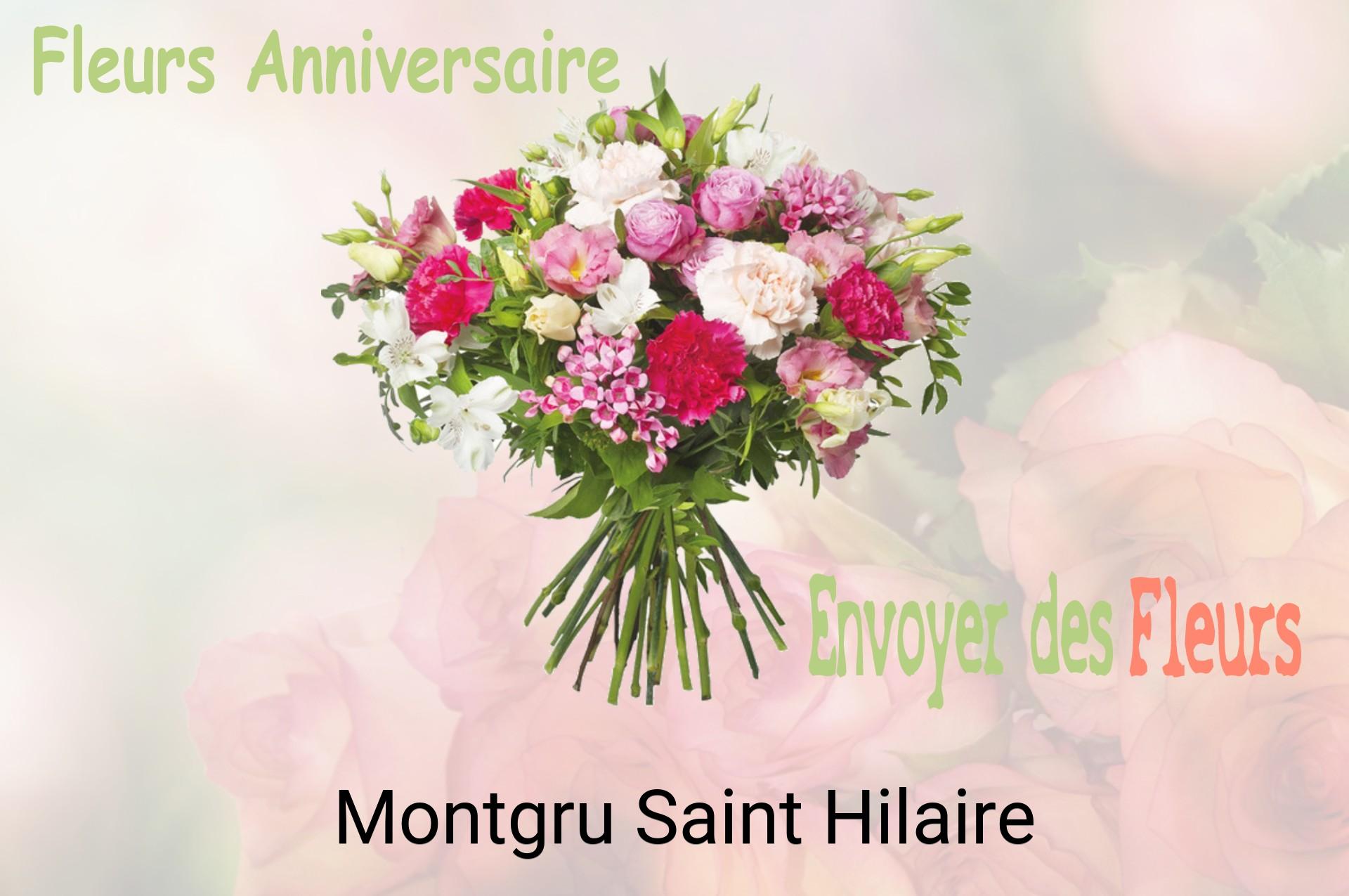 Bouquet de fleurs d’anniversaire livré à Montgru-Saint-Hilaire