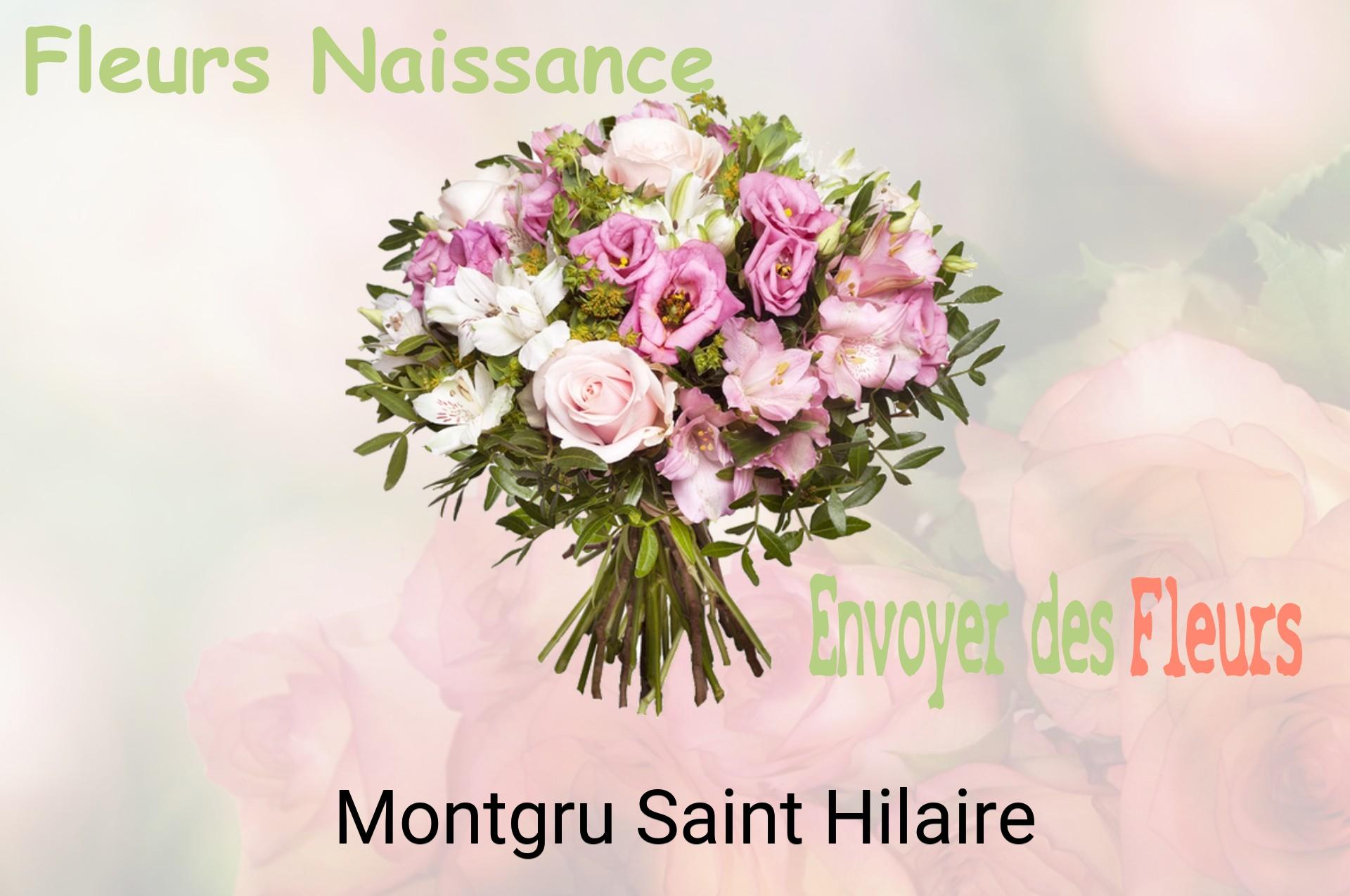 Bouquet de fleurs de naissance livré à Montgru-Saint-Hilaire